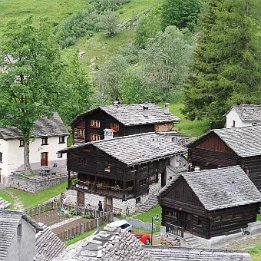 Typische Walsersiedlung