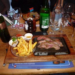 Auf den heissen Stein ...